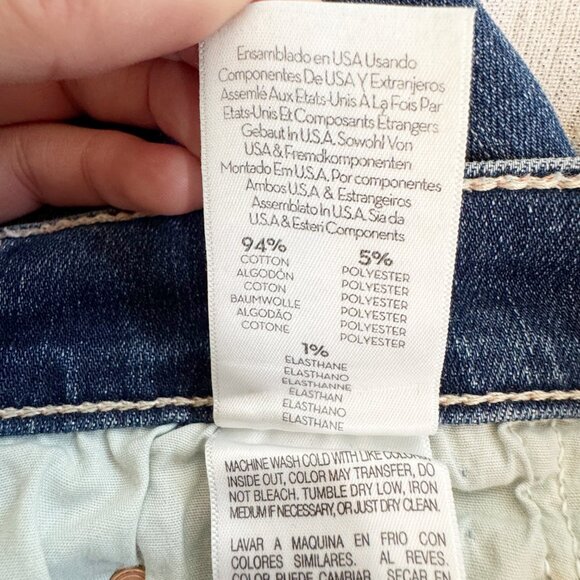 Mother The Insider Crop Step Chew Jeans | Size 29 | Dancin’ on Coals Wash - Picture 13 of 16